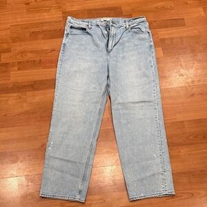 Abercrombie & Fitch The Ankle Straight Ultra High Rise / long length